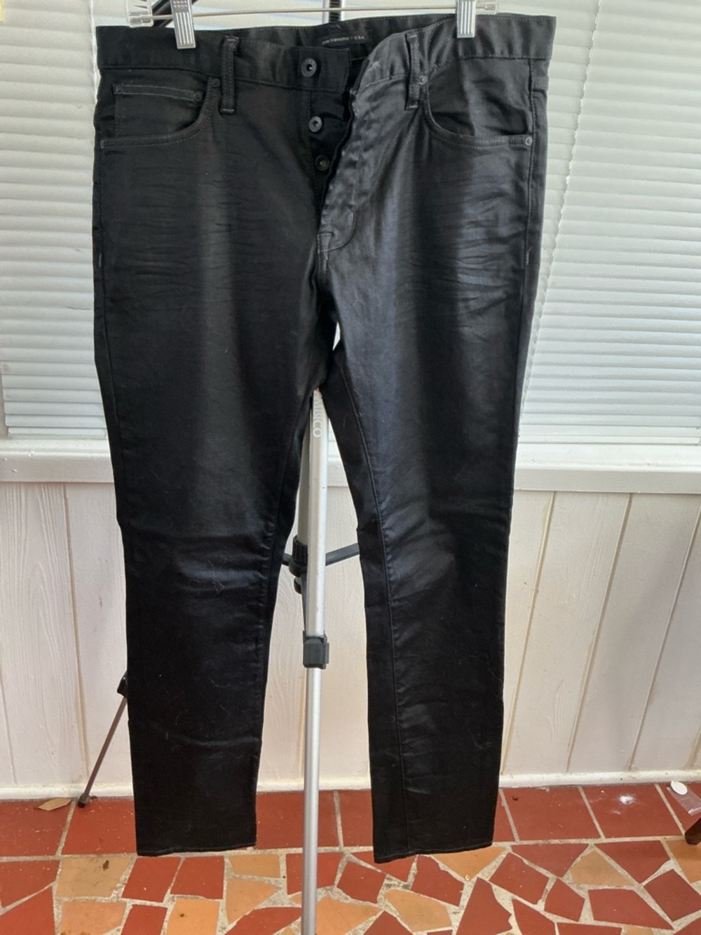 John Varvatos Black Skinny Jeans